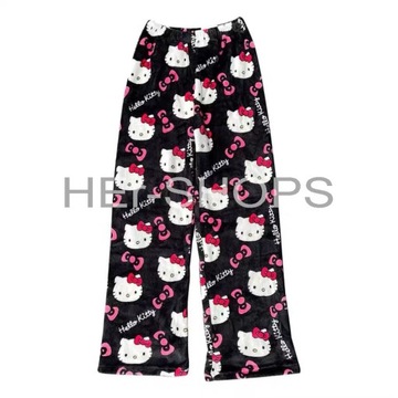 Spodnie Hello Kitty ~ Piżamowe ~ Idealne na Prezent M