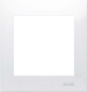 SIMON 54 Ramka maskująca pojedyncza 1-krotna biała