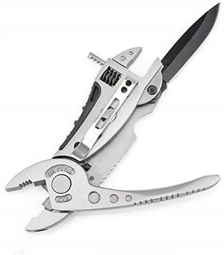 MULTITOOL AG486 NÓŻ SZCZYPCE SCYZORYK KLUCZE STAL