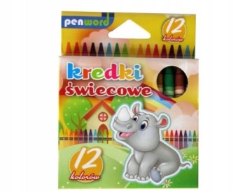 Олівці воскові Penword 12 шт.