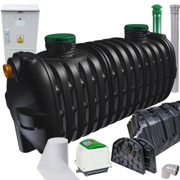 Oczyszczalnia Biologiczna OPTIMAX 6 SBR 4000L 5-6 Os. Tunel 300L x 4 szt