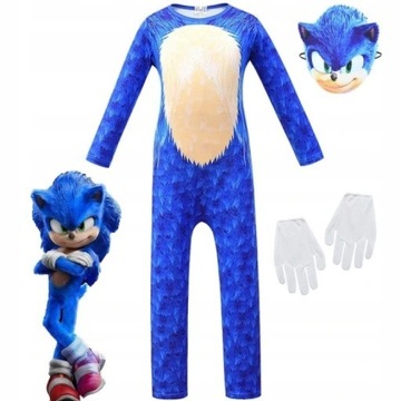 Halloween SONIC PRZEBRANIE KOSTIUM Cosplay