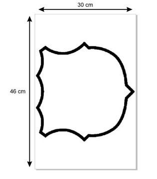 Twoje logo/herb klubu PCV 3 mm prezent A3