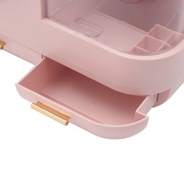 Розовый USB-бокс для хранения косметики