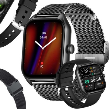 SMARTWATCH ZEGAREK RUBICON DAMSKI ROZMOWY MENU POLSKIE KROKI PULS CIŚNIENIE