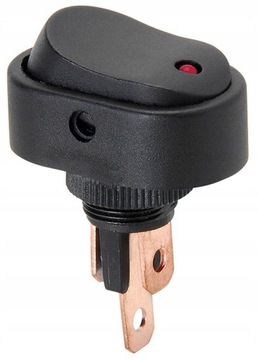 PRZELACZNIK WLACZNIK 12V 20A LED DIODA CZERWONA