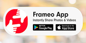 FRAMEO Wi-Fi Denver 1514B большая цифровая фоторамка с функцией погоды