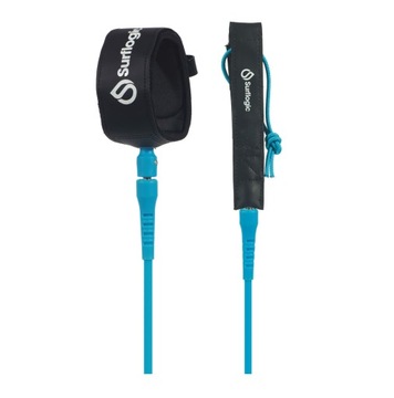 Leash do deski Surf Logic Surf Air comp 6 Cyan