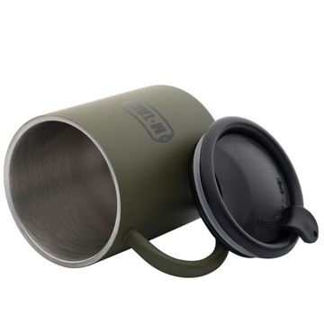 ТЕРМАЛЬНАЯ КРУЖКА С КРЫШКОЙ M-TAC OLIVE 400мл