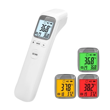 TERMOMETR BEZDOTYKOWY NA PODCZERWIEŃ LCD ELEKTRONICZNY DOKŁADNY 1s