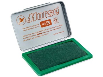 PODUSZKA DO STEMPLI HORSE NR3 -ZIELONA 85 X 54MM