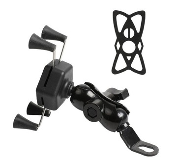 ДЕРЖАТЕЛЬ ДЛЯ МОТОТЕЛЕФОНА С USB-ЗАРЯДКОЙ