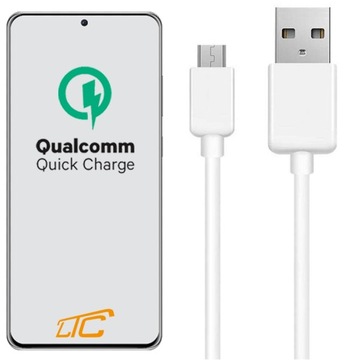 KABEL MICORO USB QUICK CHARGE SZYBKIE ŁADOWANIE 1M
