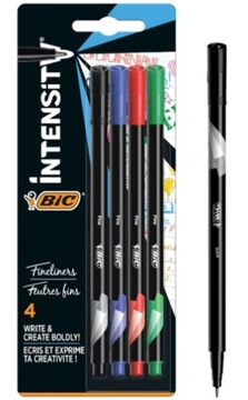 BIC INTENSITY FINE CIENKOPIS 0.4MM 4 KOLORY MIX
