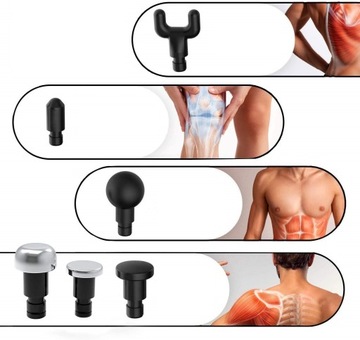 МАССАЖНЫЙ ПИСТОЛЕТ МАССАЖЕР 5 УРОВНЕЙ + 6 КОНЦОВ