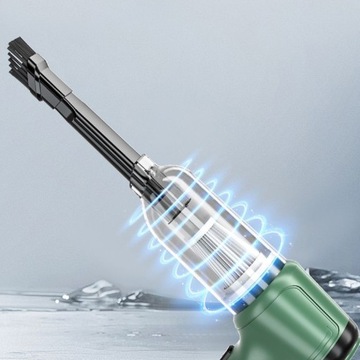 РУЧНОЙ МОЩНЫЙ БЕСПРОВОДНОЙ АВТОМОБИЛЬНЫЙ ПЫЛЕСОС ДЛЯ ДОМА В АВТОМОБИЛЬНОМ ВОЗДУХОДУВКЕ 2в1