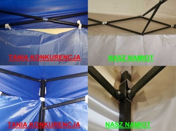 NAMIOT TYTAN 2x3 ZIELONY pawilon handlowy ogród