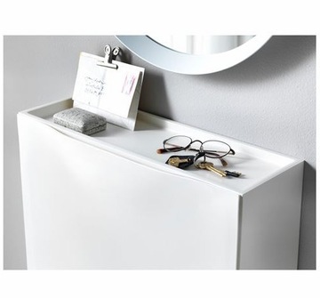 ШКАФ ДЛЯ ОБУВИ ИКЕА ТРОНЕС БЕЛЫЙ 1 ШТ. 52Х18Х39СМ