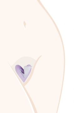Шаблон для бритья сердечек - Инструмент для формирования бикини Ladyshape Heart