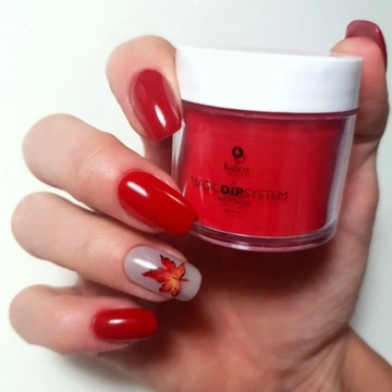 KABOS Титановый маникюрный набор Magic Dip System Пудра 20 г + кисть