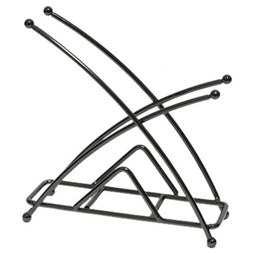 Стоящий металлический держатель для салфеток с геометрическим узором, утюг, обеденный стол, бумажное полотенце