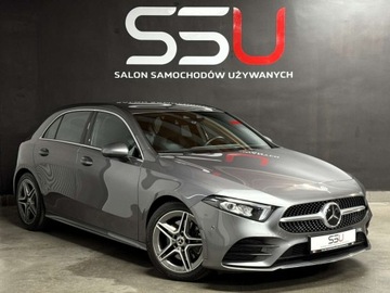 Mercedes Klasa A W177/V177 Hatchback 2.0 220 190KM 2019 Mercedes-Benz Klasa A A220 4Matic AMG Head-Up Skora Full Led Alu 18 Gwaran, zdjęcie 1
