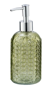 DOZOWNIK MYDŁA SZKLANY zielony VETRO 400 ml WENKO