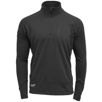 Bluza termiczna termoaktywna taktyczna polar oddychająca Texar - Czarna M