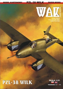 WAK 6/14 Samolot myśliwsko-bombow PZL-38 Wilk 1:33
