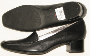 ECCO Heel Loafers mokasyny loafery na obcasie 603149 jak Nowe roz 41