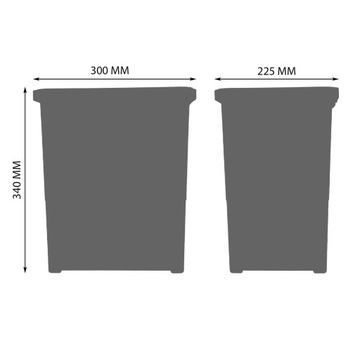 Сортировщик мусора СОВРЕМЕННЫЙ от 40 см. Плавное закрытие 2x18