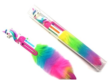 ШАРИКОВАЯ РУЧКА 6 - РАЗНОЦВЕТНАЯ ДЕТСКАЯ МНОГОЦВЕТНАЯ МНОГОЦВЕТНАЯ ЕДИНОРОГ 6В1