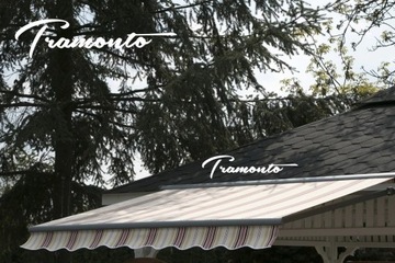 Тент электрический 450х300 Бежево-Бордовый PREM