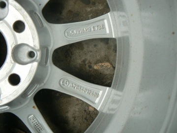 4× DISK HLINÍK MERCEDES-BENZ OE ET38 6.5" X 16" 5X112 ET 38