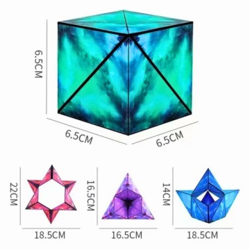 Кубик Антистрес Magic Cube Магнітна 72 Форми Кольорова Головоломка