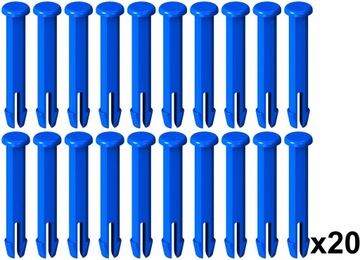 20x TRZPIENIE KOŁKI BOLCE ZATRZASKI Basenu BESTWAY INTEX 72mm ZESTAW 20szt
