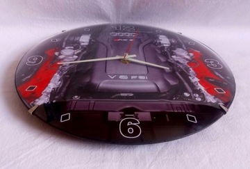 Большие часы с логотипом компании и вашим текстом Подарок.