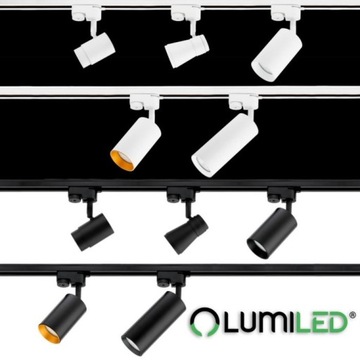 Трековый прожектор Белый GU10 Светильник для трекового светильника