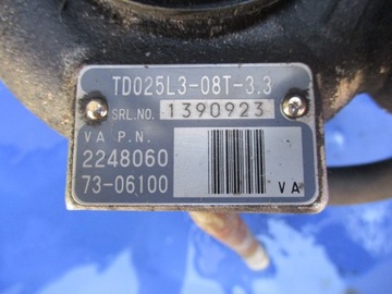 ROVER 75 2.0 CDTI ТУРБИНА TD025L3-08T-3.3