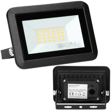 Halogen nświetlacz biały neutralny 1600 lm 20 W