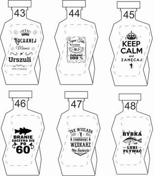 Графин с гравировкой + 6 стаканов. Набор для виски.