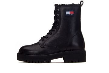 BUTY TOMMY HILFIGER BOOT TUMBLED EN0EN02317 BDS