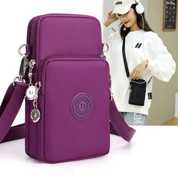 New Women Mobile Phone Bag Nylon Cell Phone Bag Co