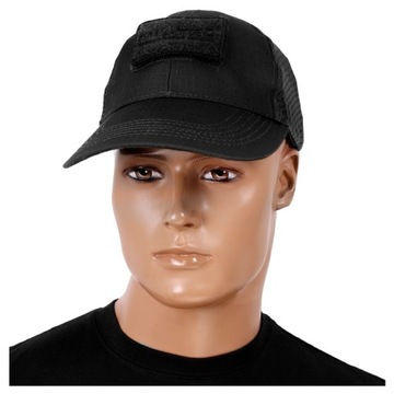 Czapka z daszkiem bejsbolówka Mil-Tec Net Baseball Cap czarna