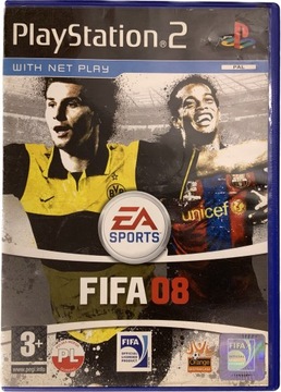FIFA 08 płyta bdb+ komplet PL PS2