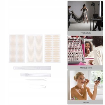 Наклейка на двойное веко. Наклейки с подтяжкой ленты с капюшоном.