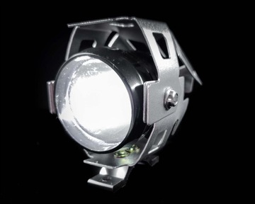 2 светодиодные галогенные лампы для мотоциклов, четыре фары