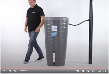 Сборник дождевой воды + водомер + кран