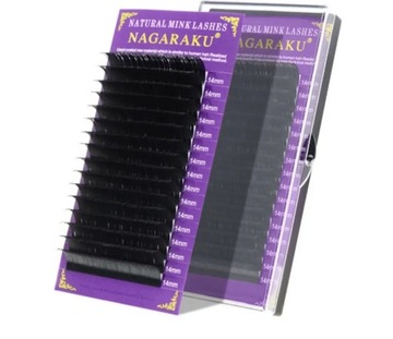 Ресницы Nagaraku Mink C 0,07, длина 8 мм, 16 полосок
