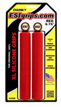 Esi Grips chwyty XL Chunky czerwone